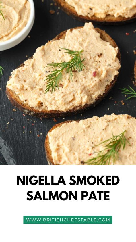 Nigella Smoked Salmon Pate Smoked Salmon Pate Recipe, Smoked Salmon Starters, Salmon Pate Recipe, Smoked Salmon Starter, Nigella Recipes, Meze Recipes, Salmon Pate, Smoked Salmon Pate, Smoked Salmon Recipe