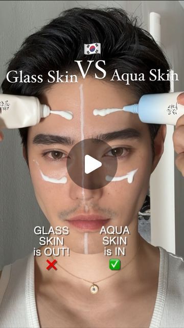 EDWARD永ZO on Instagram: "🇰🇷Glass Skin VS Aqua Skin : which Korean skincare trend looks better? 👀 Trying @beautyofjoseon_official’s brand new: Relief Sun Aqua Fresh 💧#koreanskincare #skincare #beautyofjoseon #sunscreen
#kbeauty #reliefsun #koreansunscreen #reliefsun #glassskin" Sunscreen Kbeauty, Glass Skin Products, Korean Skincare For Dry Skin, Korean Sunscreen, Korean Glass Skin, Korean Products, Korean Skin, Glass Skin, K Beauty