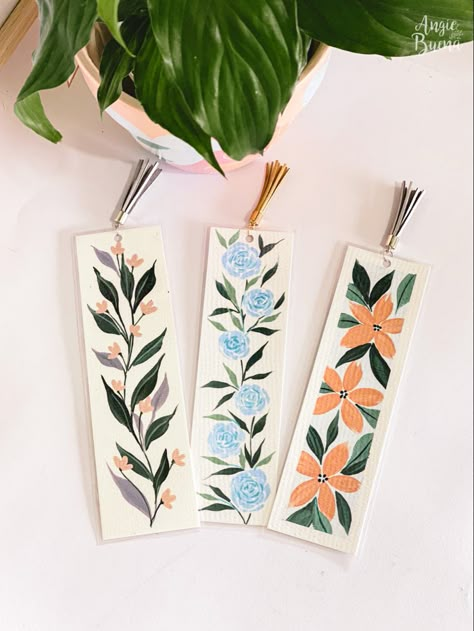 #bookmark Diy Bookmarks Colored Pencil, Book Marks Homemade, Color Pencil Bookmarks, Colored Pencil Bookmarks, Handpainted Book Marks, Hand Drawn Bookmarks, Book Marks Design Ideas, Painted Bookmarks, Beautiful Bookmarks