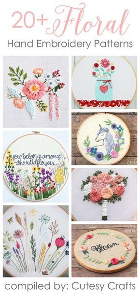 20+ Flower Embroidery Patterns Cross Stitch Embroidery Patterns, Floral Hand Embroidery, Hand Embroidery Patterns Free, Embroidery Materials, Embroidery Transfers, Embroidery Patterns Vintage, Learn Embroidery, Embroidery Flowers Pattern, Brazilian Embroidery