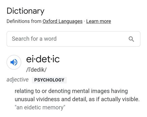 Eidetic Memory, Dictionary Definitions, Camp Half Blood, Learning Languages, Losing Her, Making Friends, Wisdom Quotes, Songwriting, Psychology