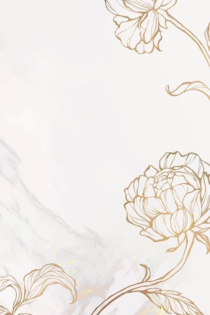 Free vector gold floral outline on marbl... | Free Vector #Freepik #freevector #border-background #background-frame #nature-border #marble-frame Leaves Outline, Pink Glitter Background, Leaf Outline, Marble Frame, Photo Frame Wallpaper, Flower Outline, Floral Border Design, Framed Wallpaper, Golden Flower