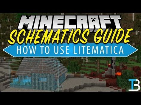 How To Use Schematics in Minecraft (Litematica Tutorial) - YouTube How To Beat Minecraft, Minecraft Guides I Actually Use, Minecraft Helpful Tips, Minecraft Tips And Tricks, Best Enchantments For Tools Minecraft, Minecraft Well, Litematica Minecraft, Minecraft Schematics, Being Used