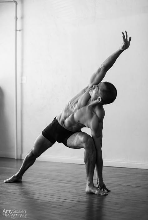 .dv. Yoga Man, Side Angle Pose, Mens Yoga, Yoga Poses For Men, Yoga Photoshoot, Yoga Men, Men Yoga, Side Angle, Yoga Photos