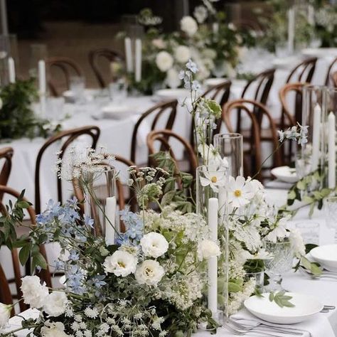 Blue Flower Arrangements, Yacht Club Wedding, Daisy Wedding, Blue Themed Wedding, Dusty Blue Weddings, Wedding Mood Board, London Wedding, Wedding Mood, Timeless Wedding