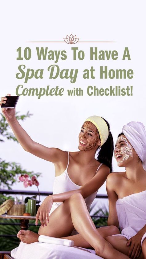 At Home Spa Day Party, Diy At Home Spa Day, Spa Day At Home Checklist, At Home Spa Day, Home Checklist, Diy Spa Day, At Home Spa, Spa Weekend, Home With Kids