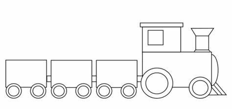 Trains Preschool, Train Clipart, Train Template, Name Train, Train Coloring Pages, Monogram Maker, Train Drawing, Svg Templates, Stencil Maker