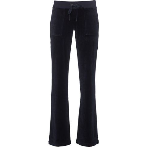 JUICY COUTURE Bling Bootcut Dark Blue // Velvet sweatpants ($160) ❤ liked on Polyvore featuring activewear, activewear pants, juicy couture sportswear, juicy couture, drawstring sweatpants, juicy couture sweatpants and sweat pants Juicy Sweatpants, Velvet Sweatpants, Dark Blue Pants, Dark Blue Velvet, Black Flare Pants, Juicy Couture Pants, Drawstring Sweatpants, Pitch Black, Black Sweatpants