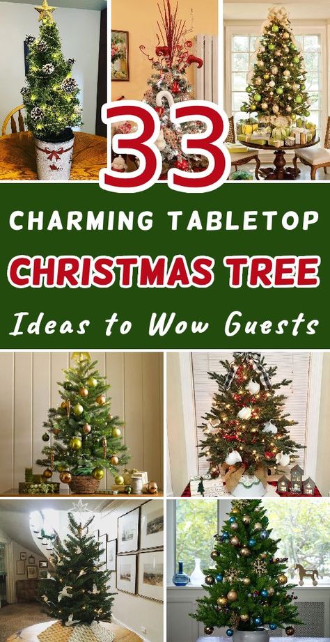 Get inspired with simple and cute Christmas tree decor ideas! From classic red and white themes to unique, all-white designs, these decorations will Transform your house this holiday. #chrismastree #christmas #redandwhite #home #homedecor Ornaments For Small Christmas Trees, Mini Xmas Tree Decorating Ideas, Table Christmas Tree Ideas, Tabletop Christmas Tree Ideas Diy, Small Table Top Christmas Tree Ideas, Tabletop Christmas Tree Ideas Display, Mini Christmas Tree Themes, Decorating Small Christmas Trees, Table Top Christmas Tree Ideas Display