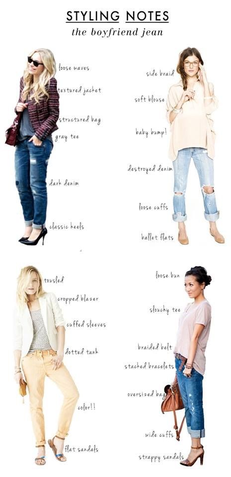 How to... Boyfriend jeans How To Wear Boyfriend Jeans Plus Size, Jeans And Shoes Guide, Plus Size Boyfriend Jeans Outfit, Boyfriend Jeans Outfit Spring, Boyfriend Jeans Outfit Fall, Styling Boyfriend Jeans, How To Wear Boyfriend Jeans, Plus Size Boyfriend Jeans, How To Wear Jeans