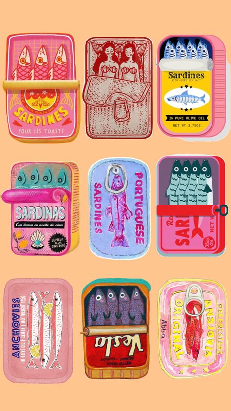 Noodle Doodle, Sardine Tin, Circle Collage, Artsy Photography, Photo Wall Collage, Girl Drawing, Sticker Art, Cute Icons, Art Room