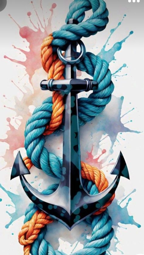 Anchor Aesthetic, Anchor Wallpaper, Iphone Dynamic Wallpaper, Android Wallpaper Art, Iphone Wallpaper Stills, Really Cool Drawings, Iphone Wallpaper Hd Nature, Photo To Cartoon, Pop Art Wallpaper