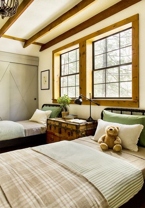 Bedroom 6: Cottage House Flip Reveal House Flip, Cabin Bedroom, Cottage Bedroom, Cottage House, Flipping Houses, Window Trim, Big Boy Room, Cottage Homes, Cabin Decor