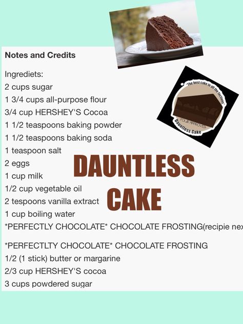 Okay I just found this recipe and went crazy! I added stuff too it so yeah...I cannot wait to make this! Dauntless Cake Recipe, Divergent Birthday Party Ideas, Divergent Cake, Divergent Tobias, Divergent Party, Dauntless Cake, Divergent Dauntless, Divergent Memes, Insurgent Quotes