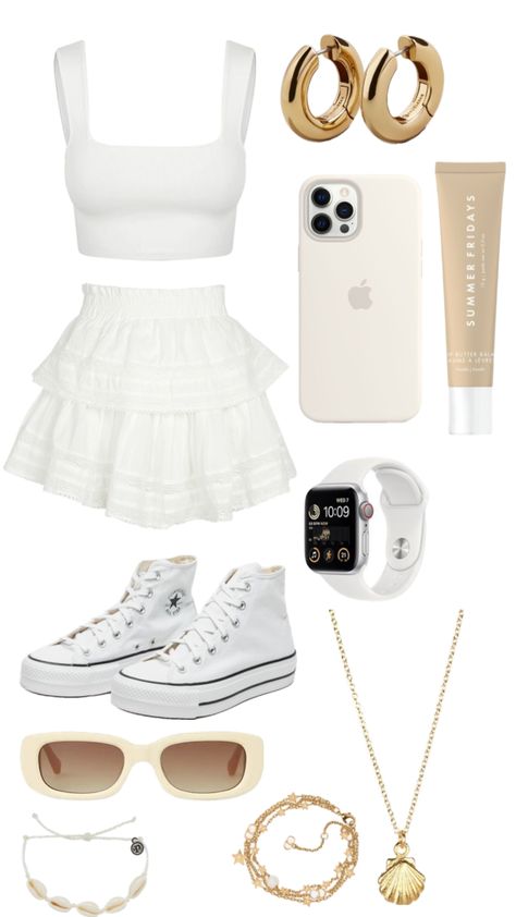 #outfitinspo#fyp#popular Popular Girl Aesthetic Outfits, Basic White Girl Summer Outfit, Popular Girl Outfits, Summer Outfit Shuffles, Simple Outfits For Teens, Comfy Outfits Shuffles, Cocunut Girl Aesthetic Outfit, Preppy Mom, Beach Outfit Shuffles