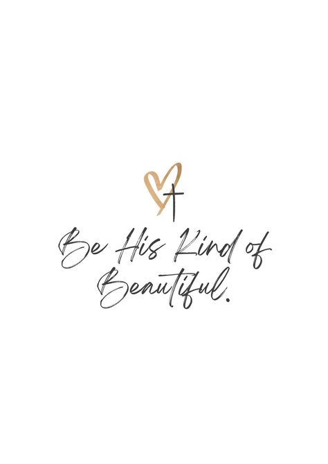 Find inspiration and empowerment with our "Be His Kind of Beautiful" wall art. This simple yet powerful Christian-inspired print is a reminder of your inner beauty and worth. Perfect for bedrooms, powder rooms, living rooms, or any space seeking a touch of faith and grace.  INSTANT DOWNLOAD | THIS IS NOT A PHYSICAL PRODUCT Included are high-quality PDF and JPG instant download files including:  11x14 inches 8x10 inches 9x12 inches A4 (8.27x11.69 inches) A3 (11.69x16.54 niches) Please contact me if you need a different size and I am happy to help. You can find more faith-based designs at www.blessingsandblissco.com. HOW TO DOWNLOAD After purchasing, you will be taken to the Etsy Download Page, where you can download your file. Also, you will receive an Etsy email with a download link.  Here Not A Perfect Christian Quote, Christian Beauty Quotes, Women Of Faith Quotes, Cute Bible Quotes, Wall Prints Christian, Christian Wall Prints, Inspiring Bible Quotes, Faith Quotes Positive, Grace Quotes