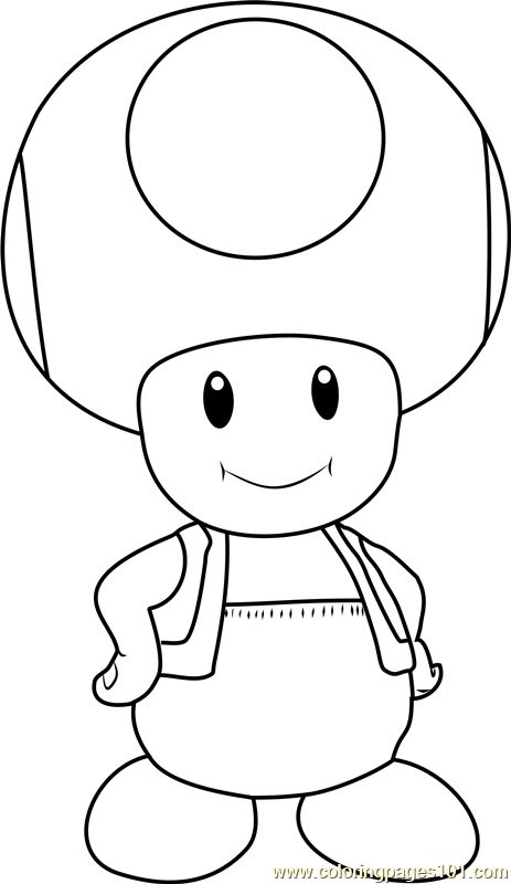 Toad Mario Toad Drawing, Toad Coloring Pages, Mario Characters Drawing, Toad Sketch Drawings, Toad From Mario Drawing, Toad From Mario Tattoo, Frog And Toad Coloring Pages, Super Mario Room, Super Mario Coloring Pages