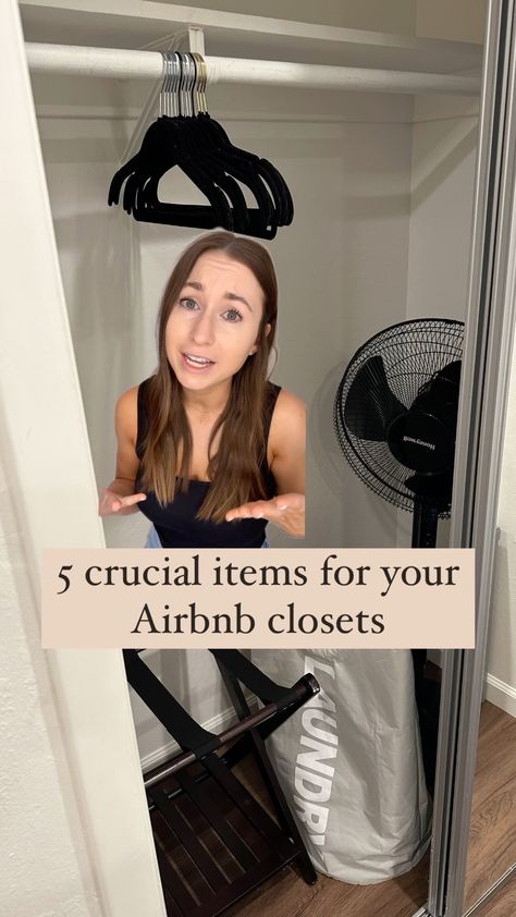 Airbnb Color Scheme, Vacation Rental Owners Closet, Airbnb Office Space, Fun Airbnb Decor Ideas, Golf Condo Decorating, Airbnb Owners Closet Organization, Beach Rental Bedroom Ideas, High End Airbnb, Beautiful Airbnb Interior