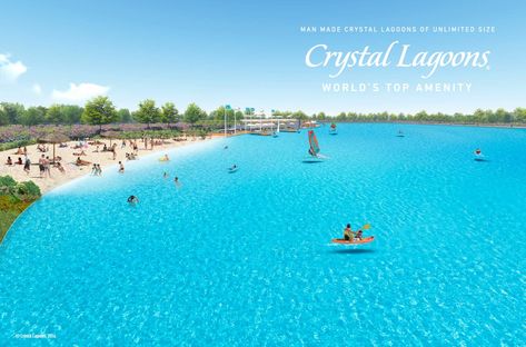 Olympian Michael Phelps will attend the grand opening of Crystal Lagoon Aug. 23 in the Balmoral community in Humble. Crystal Lagoon, Kemah Boardwalk, Sand Volleyball Court, Lagoon Pool, Seafood Restaurants, Caribbean Style, Texas City, Waterfront Restaurant, Michael Phelps