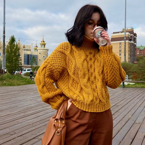 Mustard Sweater Outfit, Mustard Yellow Outfit, Mustard Outfits, Mustard Yellow Sweater, Yellow Clothes, Crochet Baby Sweater, Mustard Sweater, Recycled Sweater, Sweater Refashion