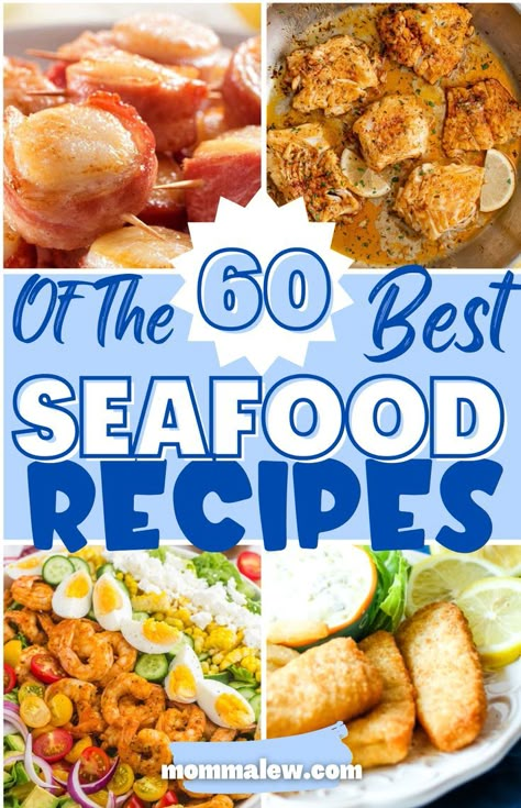 seafood collage Seafood Dinner Recipes For Family, Quick And Easy Seafood Recipes, Seafood Sauces Recipes, Seafood Bbq Ideas, Seafood Feast At Home, Easy Seafood Recipes Simple, Sea Food Ideas, Seafood Recipes For Dinner, Seafood Medley Recipes