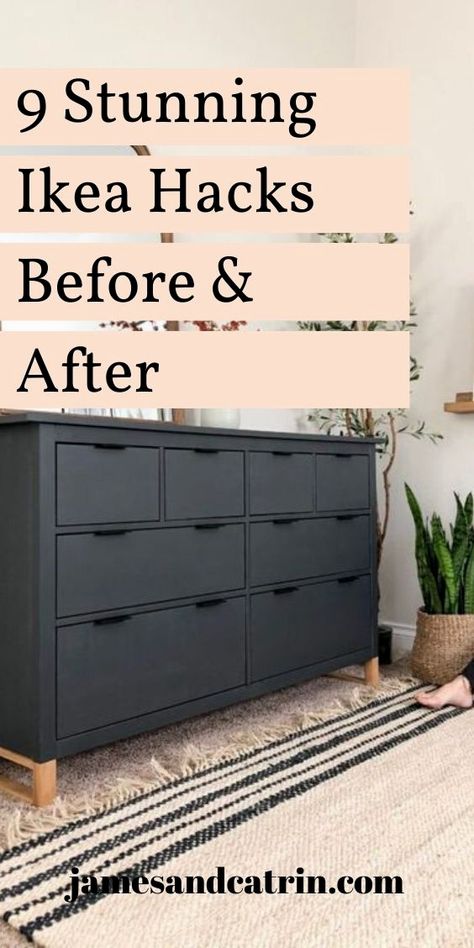 #nurserydecor #nurseryroom #nurseryideas #nursery Ikea Sideboard Hack, Nordli Ikea, Ikea Kallax Bookshelf, Ikea Hemnes Hack, Ikea Sideboard, Ikea Nordli, Ikea Bekvam, Ikea Makeover, Ikea Malm Dresser