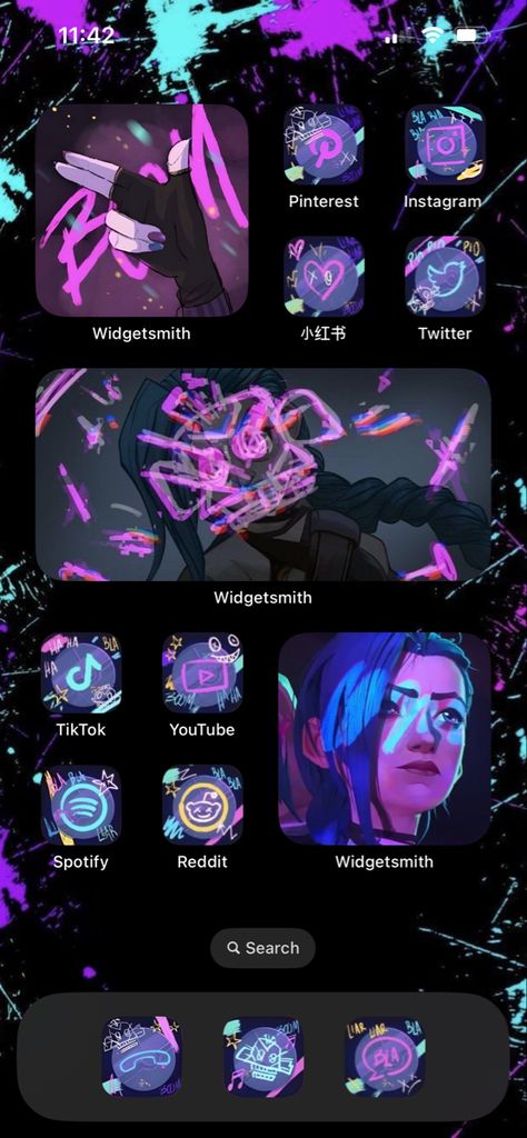 jinx theme 2/2 Jinx Arcane Color Palette, League Of Legends Jinx Wallpapers, Arcane Laptop Wallpaper 4k, Jinx Wallpaper Ipad, Jinx Home Screen, Jinx Iphone Wallpaper, Jinx Phone Wallpaper, Arcane Phone Theme, Jinx Cloud Tattoo