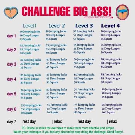 I don't want a bigger but as much as I want have a tight but after having a baby...but still a must try for me Abs Workouts, Challenge Accepted, I Work Out, Get In Shape, Workout Challenge, Get Healthy, Get Fit, Fitness Tips, Healthy Life