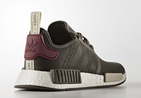 adidas NMD R1 Olive/Maroon Nmd Adidas, Adidas Originals Nmd R1, Adidas Originals Nmd, Nike Classic, Adidas Nmd R1, Bermuda Jeans, Nmd R1, Adidas Fashion, Nike Free Shoes