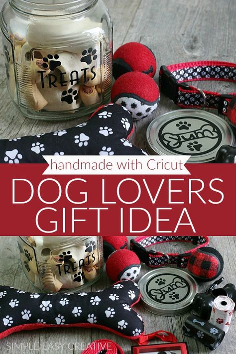 Dog Lover's Gift Idea #doggiftidea #giftidea #cricut #partner Cricut Dog Lover Gifts, Dog Treat Basket Ideas, Dog Christmas Gifts Diy, Dog Hampers Gift Baskets, Dog Gift Basket Ideas, Dog Basket Ideas, Dog Gift Ideas, Dog Lover Gift Basket, Dog Paw Print Craft