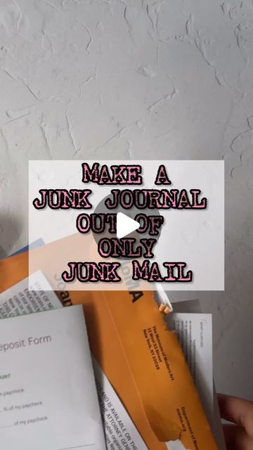 Junk Mail Crafts, Upcycle Junk, Mail Craft, Paper Play, Junk Mail, Book Arts, Middle School Art, Upcycled Crafts, Junk Journaling