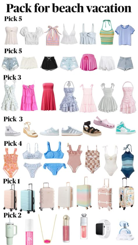 Pack For Vacation, Cute Travel Outfits, Chose Outfit, Beachy Outfits, Outfit Upgrade, Teen Outfits, Casual Preppy Outfits, Trendy Outfits For Teens, Cruise Outfits