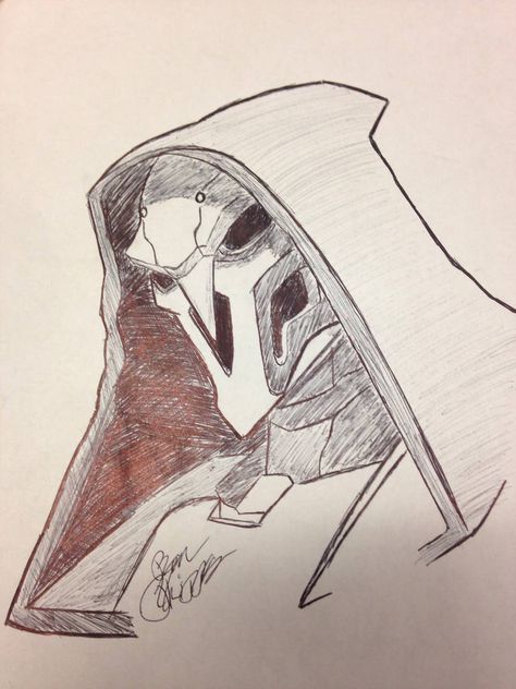 OVERWATCH - Reaper  by BenPhipps-Gamer Overwatch Sprays, Overwatch Sketch, Reaper Drawing, Reaper Overwatch, Overwatch Reaper, Overwatch Drawings, Best Anime Drawings, Figure Sketching, Pure Love