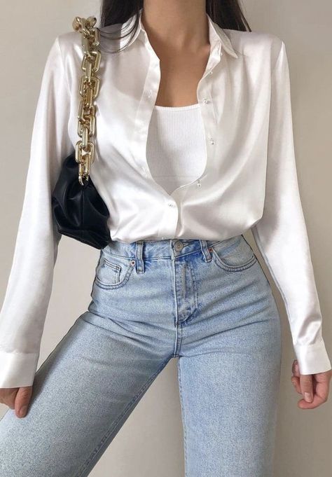 TOP 20 URBAN OUTFITTERS FINDS [JULY 2021] Satin Shirt Outfit, Silk Shirt Outfit, Cute College Outfits, Stylish Fall Outfits, Casual College Outfits, Trendy Fall Outfits, How To Look Classy, College Outfits, Classy Outfits