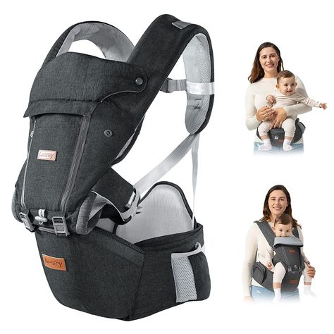 Baby Hip Carrier besrey, Wearing Carrier for Walk, Men Carrier Face in Out Ward,Kangaroo Infant Body Carrier, Toddler Chest Carrier Women Plus Size, Happy Mom Dad Carrier Baby Holder, Baby Carrier Newborn, Happy Mom, Baby Carrier, Summer Baby, Mom And Dad, Backpacks, How To Wear