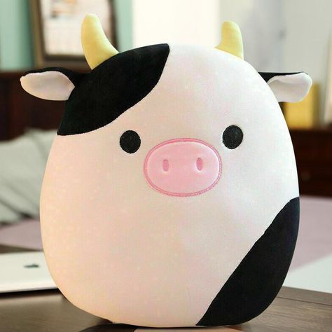 Squish Mellows Big, Connor Squishmallow, Cute Slime, Squishmallow Collection, Cow Squishmallow, Cow Plush, Cow Toys, Cute Squishies