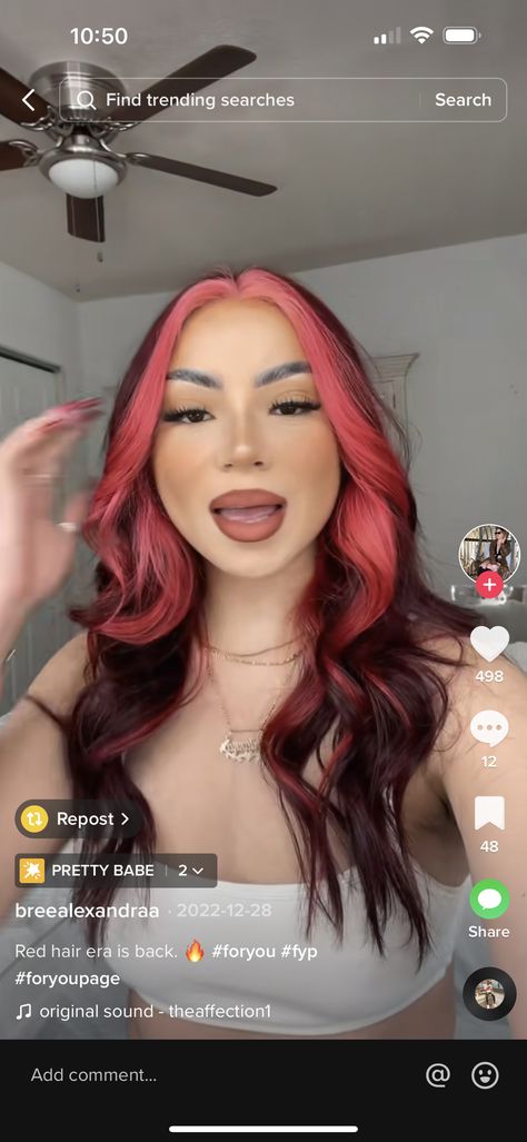 Pink Halo Hair, Red Halo Hair, Contouring Hair, Blonde Light Brown Hair, Money Piece Hair, Red Hair Inspo, Wig Ideas, Cute Hair Colors, Money Piece