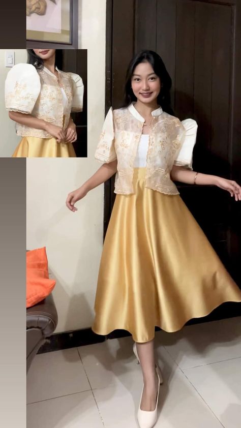 Modern Filipiniana Outfit Classy Pants, Modern Filipiniana Gown, Modern Filipiniana Dress, Filipino Clothing, Filipino Fashion, Modern Filipiniana, Filipiniana Dress, National Clothes, Guest Attire