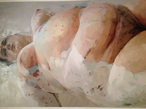 Magnificent Jenny Saville Paintings, Jenny Saville, Gagosian Gallery, Fat Art, Digital Museum, Fat Man, Human Art, Portrait Gallery, Life Drawing