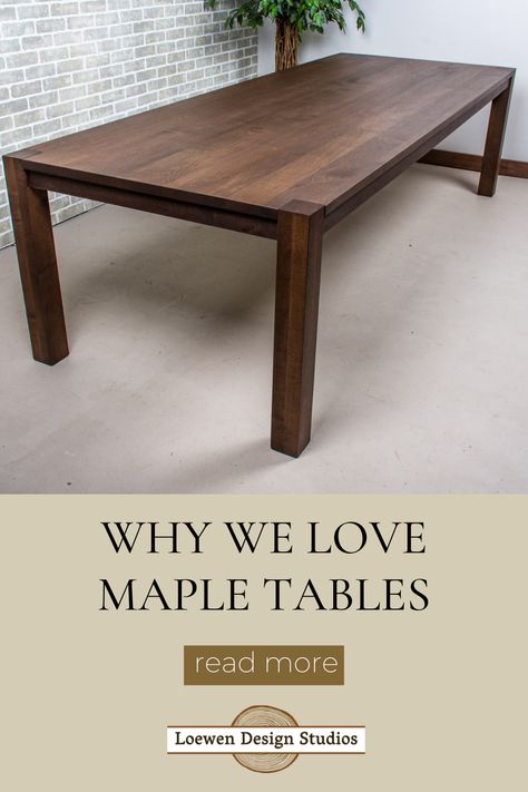 Maple Wood Dining Table, Maple Dining Room Table, Maple Wood Table, Maple Table, Harvest Tables, Maple Dining Table, Custom Dining Table, Family Dining Room, Pedestal Tables