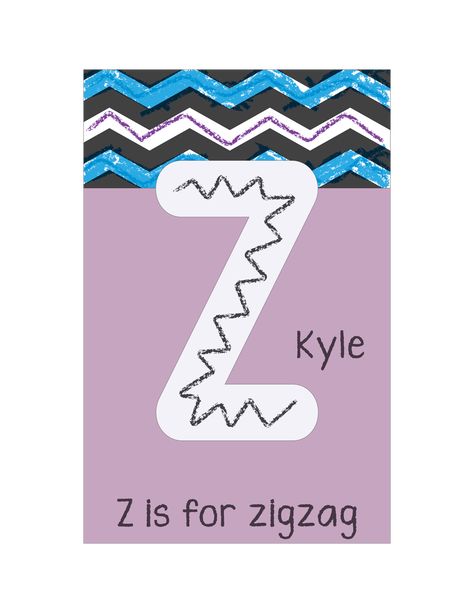 Zigzag Activities Preschool, Letter Z Crafts For Preschoolers Ideas, Letter Z Art Preschool, Z Is For, Z Is For Craft, Letter Z Crafts For Preschoolers, Letter Z Art, Letter Z Craft, Special Classroom