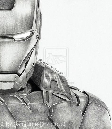 Drawing?!?!?!? Iron Man Drawing, Marvel Art Drawings, Avengers Drawings, Iron Man Art, Man Sketch, Marvel Drawings, Marvel Iron Man, Portrait Sketches, The Avengers