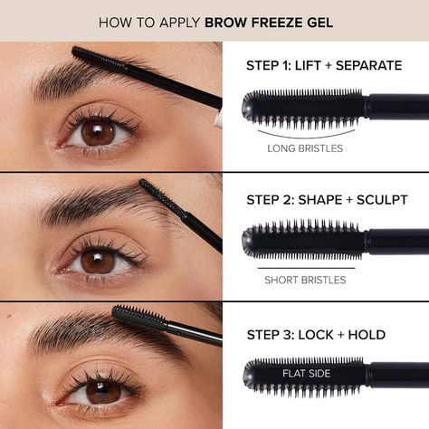 Brow Freeze® Gel - Anastasia Beverly Hills | Sephora Brow Freeze, Jouer Cosmetics, Rcma Makeup, Sugarpill Cosmetics, Eye Brows, Anastasia Beverly Hills Brow, Brow Kit, Anastasia Brow, Mascara Brush