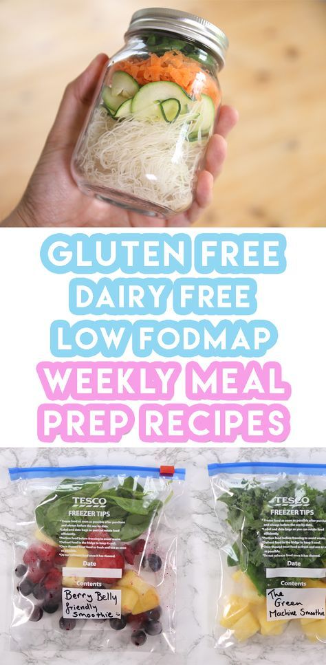 Weekly Meal Prep Recipes: Breakfast, Lunch & Dinner (Gluten Free, Low FODMAP, Dairy Free) Low Fodmap Meal Prep, Meal Prep Recipes Breakfast, Weekly Meal Prep Recipes, Gluten Free Low Fodmap, Dinner Gluten Free, Egg And Grapefruit Diet, Fodmap Meal Plan, Low Fodmap Diet Recipes, Ibs Diet