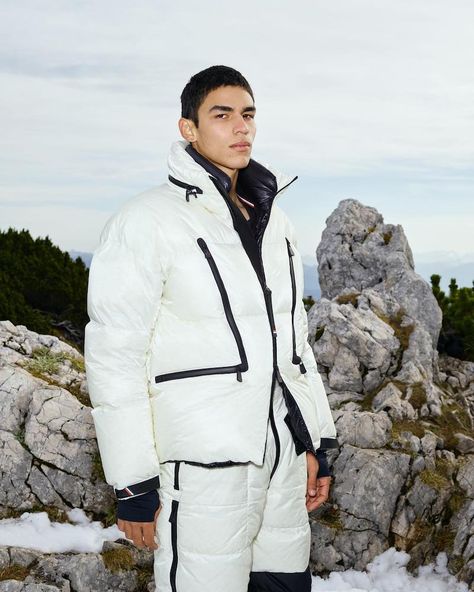 3 MONCLER GRENOBLE by Moncler Genius Croz Photo-Luminescent Jacket Moncler Grenoble, Fashion And Textiles, Winter Shoot, Moncler Genius, Mens Down Jacket, Snow Wear, Outdoor Performance, Its A Mans World, Ski Fashion