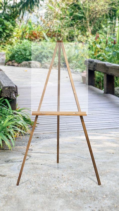 Art Easel Decor, Wood Sign Stand, Welcome Sign Easel, Sign Holder Wedding, Wedding Sign Stand, Sign Easel, Wooden Ipad Stand, Wedding Sign Wood, Diy Easel