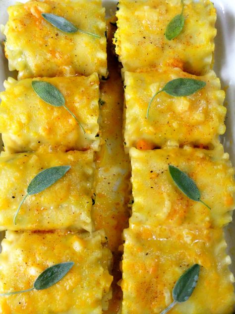 Butternut Squash Lasagna Roll Ups - Proud Italian Cook Squash Lasagna Roll Ups, Butternut Squash Lasagna Rolls, Lasagne Roll Ups, Lemon Parmesan Pasta, Butternut Squash Lasagna, Squash Lasagna, Lasagna Roll Ups, Lasagna Roll, Lasagna Rollups