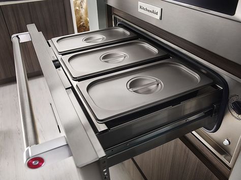 KitchenAid 30" Warming Drawer Stainless steel KOWT100ESS - Best Buy Downsizing House, Cool Kitchen Appliances, Kitchen Renos, Kitchen Aid Appliances, Kitchens Design, Dream Kitchens Design, Slow Cook, Warming Drawer, Dream Kitchens