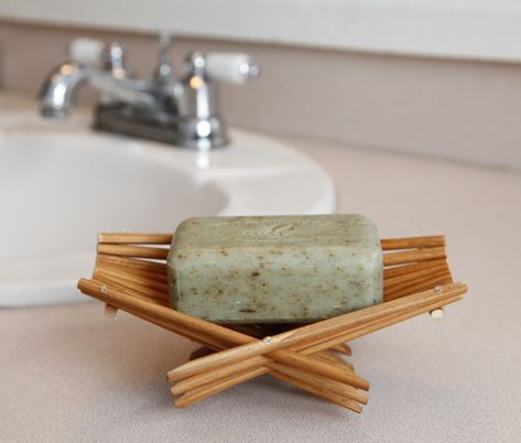 Chopstick Crafts, Chopsticks Crafts, Diy Dish Soap, Using Chopsticks, Chop Sticks, Chicago Apartment, Popular Crafts, Bamboo Crafts, Soap Dishes