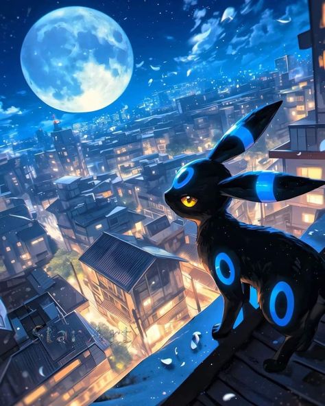 Umbreon Wallpaper, Evoluzioni Eevee, Pretty Pokemon, Latios Pokemon, Shiny Umbreon, Eevee Wallpaper, Pokémon Wallpaper, Pokemon Realistic, Umbreon And Espeon